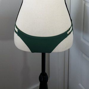 Xhilaration Ribbed Ring Hipster Bikini Bottom – Olive Green  XS